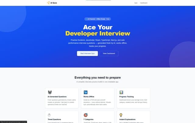 AI PWA Quiz